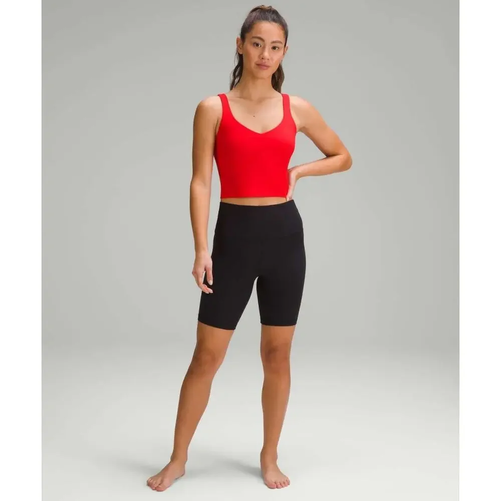 NWT Lululemon Align Tank Top True Red Sports Gym Workout Exercise Yoga Size 2 - Picture 2 of 3